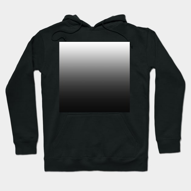 White to Grey to Black Gradient Hoodie by Whoopsidoodle